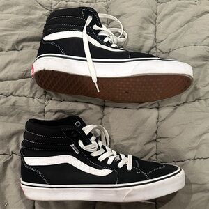 Vans Black and White High Tops